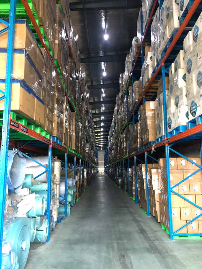 許昌某醫(yī)療用品倉庫橫梁式貨架案例